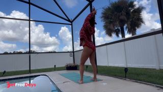 [GetFreeDays.com] Yoga instructor stretching by the pool Porn Leak June 2023-0