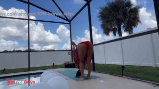 [GetFreeDays.com] Yoga instructor stretching by the pool Porn Leak June 2023-2