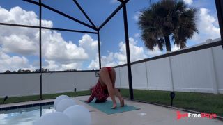 [GetFreeDays.com] Yoga instructor stretching by the pool Porn Leak June 2023-3