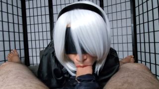 ThaiSpriteH265 ThaiSprite Nier Automata 2B Makes a New Friend-H 265-3
