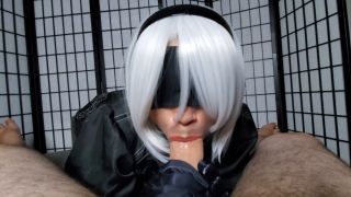ThaiSpriteH265 ThaiSprite Nier Automata 2B Makes a New Friend-H 265-8