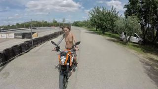 Best Public Flashing, Sex, Blowjob With Cum Swallow, Naked On Motorcycle 1080p-2