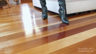 free porn clip 21 pantyhose fetish Young Goddess Kim – Training Day Boot Worm, fetish on fetish porn-6