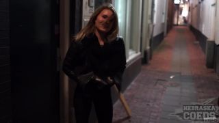 A Night In Amsterdam With Latvian Euro Coed Linda Public-8