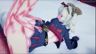 Animation Burnice White Fucking with music  ZZZ  Full and POV on patreon Fantasyking3-1