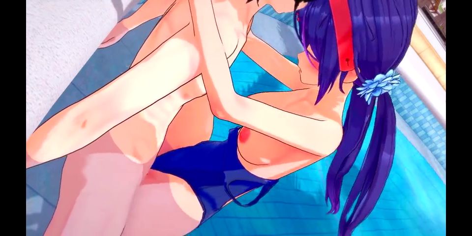18-25 Mita Has Wet Fucking at the School Pool - MiSide hentai animation