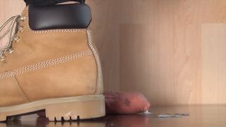 [K2S.CLUB] Aballs And Cock Crushing Sexbomb - CBTrample - Rider Alina Tramples Deep Footprints Into Her Slaves Cock And Balls With Her Timberlands - FullHD 1080P-8