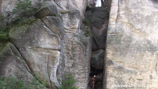 Naked mountain climbing GroupSex!-4