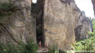 Naked mountain climbing GroupSex!-5