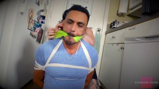  Bondage Nyxons FemDom Files: Castro Covington Inept Plumber Strung Up And Gagged  Bondage-2