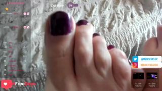 [GetFreeDays.com] My purple nail polish, take a closer look at my toenails Porn Clip June 2023-4