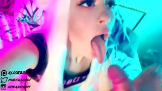 AliceBong (hheadshhot) - First Real Blowjob , amateur sex porn on cosplay -9
