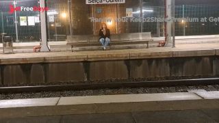 Public Outdoor Train Station Fuck with a Stranger-1