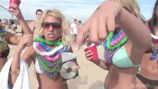 Reneta Has Fun At The Spring Break Beach Party public -8