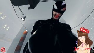 [GetFreeDays.com] Im Spiderman and fuck She Venom with incredible big tits and creampie Parody animation - Jazziuu Adult Stream February 2023-3