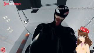 [GetFreeDays.com] Im Spiderman and fuck She Venom with incredible big tits and creampie Parody animation - Jazziuu Adult Stream February 2023-8