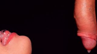 Sweetheart Kiss - CLOSE UP: Perfect Sloppy Milking Mouth for Your DICK! CUM TWICE! Best BLOWJOB ASMR 4K EVER 1080P - Sloppy blowjob-8
