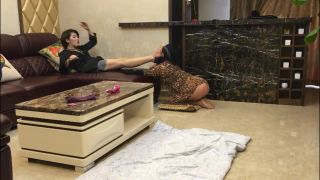 online xxx clip 7 Chinese Femdom: The sexy and beautiful master in the mansion trains the perverted ric on fetish porn asian girl solo-9