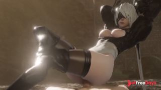 2B gracefully rides your cock . Nier Automata-2