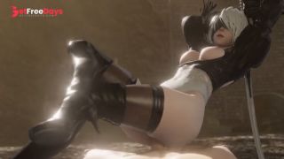 2B gracefully rides your cock . Nier Automata-3