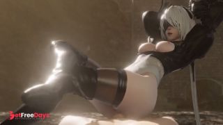2B gracefully rides your cock . Nier Automata-5