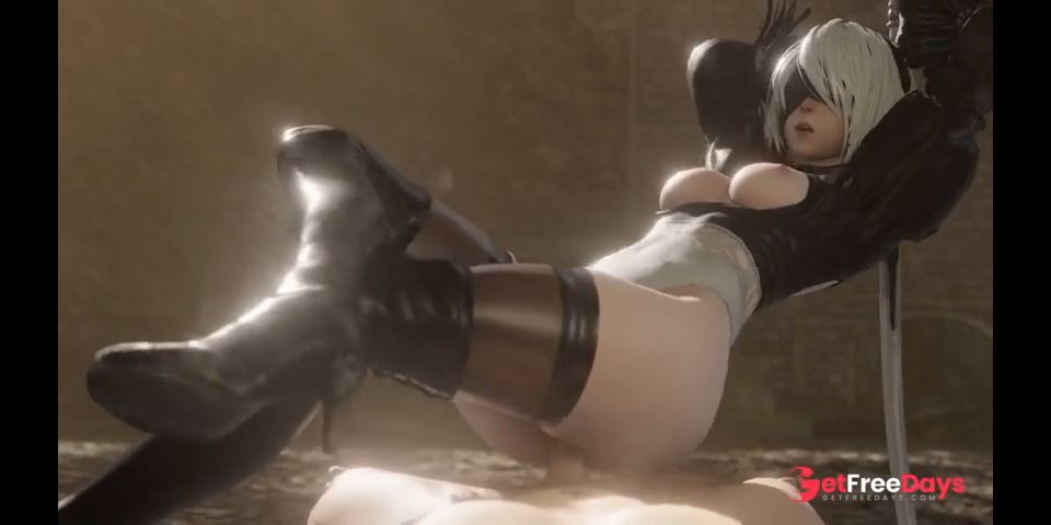 2B gracefully rides your cock . Nier Automata
