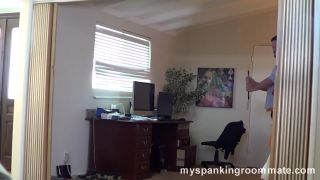 adult xxx video 19 MySpankingRoommate – Episode 288: Linny Caned in the Office Full Part 2 on fetish porn gag fetish-0
