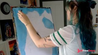 [GetFreeDays.com] A very naughty self portrait painting Sex Clip January 2023-5