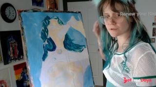 [GetFreeDays.com] A very naughty self portrait painting Sex Clip January 2023-6