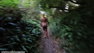 Forest RISKY PUBLIC NUDITY - Walking in the Forest Leaving My Clothes Behind-8