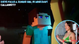 Reacting to Weird Minecraft Porn with a Fantasy Dildo-1
