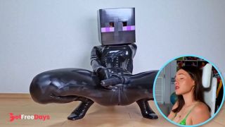 Reacting to Weird Minecraft Porn with a Fantasy Dildo-5