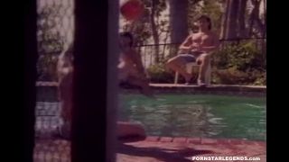 7137 Hot Blonde 80s Pornstar Christina Angel Fucked Poolside ...-2