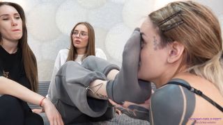 Foot Domination Femdom: Dori & Sarah's Aromatic Training Ful-5