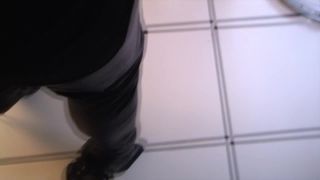 Eden Alexander does some foot crushing with pointy metal tipped thigh high boots-6