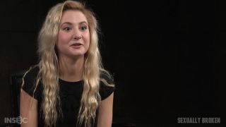 Pale 5 foot pixie Odette Delacroix belt bound down and r...-6