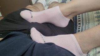 Shy teen teases cock for cumshot on her socks Sex Clip V...-1