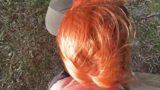 RedFoxxRyan - PUBLIC BLOWJOB - Tinder Date Gives Me Huge Cumshot On My Giant Tits In The Woods-2