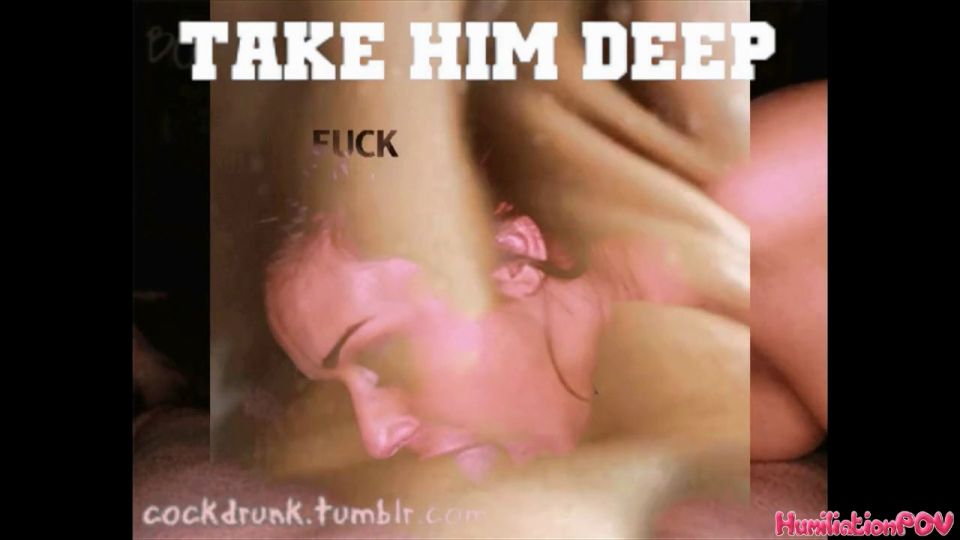 Humiliation POV - Drop For Cock - Blank Cock Doll, Empty Suck Puppet Bimbo Brainwashing (Masturbation porn)