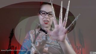 Femdom Goddess Amanita – You Want To Feel My Long Silver Claws Under Your Skin-1