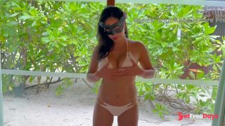 On holiday I fuck my dildo on the floor and moan loud-1