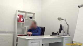 woodman casting full Giorgia Roma in Hard desk fuck with Italian minx, casting on blowjob-0