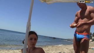 Real sex party on the sunny beach, part 2-8