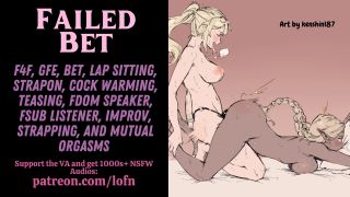 Miss Lofn - [F4F] Failed Bet - Warming your Girlfriend's Strap is A LOT Harder than it Looks [IMPROV] [SAPPHIC]-0
