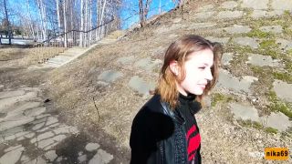 MihaNika69 - Public Blowjob Outdoors under the Bridge - POV-0