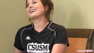 College Track Athlete Shyla Shows Us How She Cums - (Hardcore porn)-1