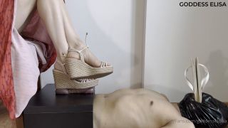If You Love Flip Flops, Platforms, Cockbox And Lots Of Humiliation GODDESS ELISA (Femdom porn)-2