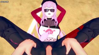 TheHentaiKami - Mori Calliope the Vtuber Gives An Amazing Footjob-1