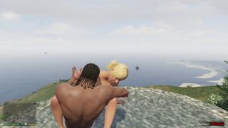 GTAHub - GTA 5 Hentai: Franklin Fucked Anal Tracey De Santa Made Her Cum at Mountain View Erotic Scene-4