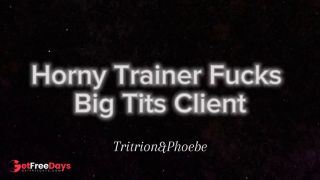 Horny Fitness Trainer Fucks Big Ass Client After Training Session-4